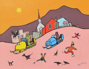 Ted Harrison: THOSE SNOWMOBILES