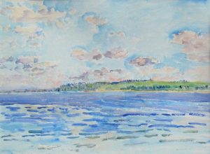 Dorothy Elsie Knowles: BROWNING CLOUDS, SANDY LAKE