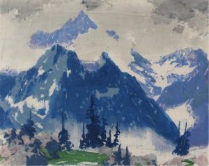 Barbara Harvey Leighton: LUNETTE PEAK, MT. ASSINIBOINE