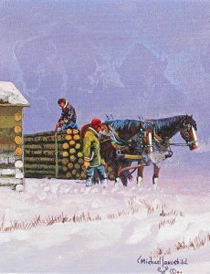 Michael Lonechild: UNLOADING THE WOOD