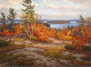 John Barry Rennie: LAKE MUSKOKA (FROM BLUEBERRY HILL)