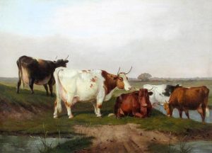 James Clark: CATTLE WATERING
