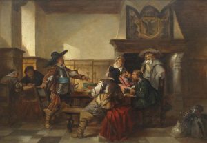 Herman Frederik Carel ten Kate: A QUARREL AT A CARD GAME