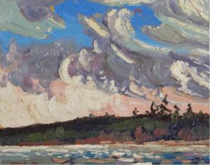 Arthur George Lloy: NOVEMBER SKY, FROG POND