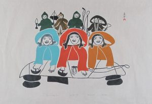 Pitseolak Ashoona: SUMMER CAMP SCENE