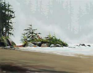 Allan Dunfield: COASTAL CALM (THE WEST COAST OF VANCOUVER ISLAND)