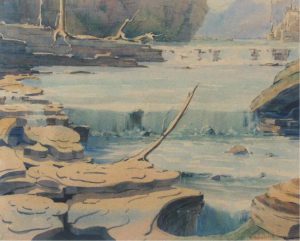 Bernard Middleton: MOUNTAIN WATERFALL