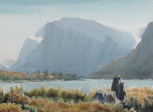 Margaret Dorothy Shelton: MT. PATTERSON, WATERFOWL LAKE
