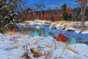 Horace Champagne: EARLY SNOW IN PARC DES LAURENTIDES