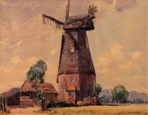 Alfred Crocker Leighton: THE BLACK MILL, SUSSEX