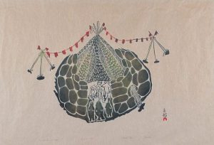 Pitseolak Ashoona: SUMMER TENT OF OLD