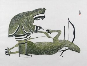 Kananginak Pootoogook: ESKIMO HUNTER
