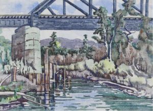 James McLaren (Jim) Nicoll: C.P.R. BRIDGE, WEST BOWNESS