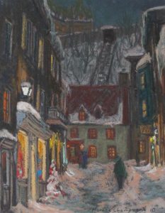 Horace Champagne: TOUCHES OF CHRISTMAS (PETIT CHAMPLAIN, OLD QUEBEC)