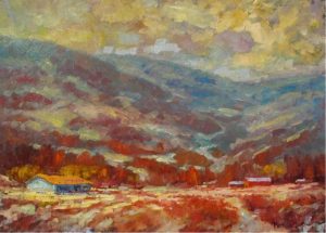 Ken Gillespie: MARCH DAY, NEAR FALKLAND, B.C.