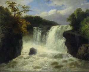 James Burrell Smith: LANDSCAPE WITH WATERFALL