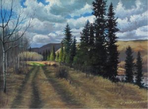 Rick Berg: PATH OVERLOOKING THE RIVER