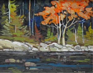 Keith C. Smith: OLD MAN RIVER, NEAR LUNDBRECK ALBERTA
