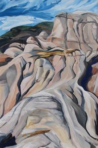 Kathleen Moors (Hanrahan): LAND FOLDING, DRUMHELLER