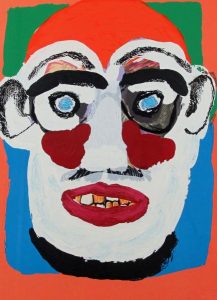 Karel Appel: from the BEDIZED PUDDING CANADIAN SUITE (PERSONAGE IN WHITE)