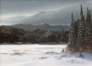Allan Robert Thompson: WINTER VIEW OF THE ROCKIES