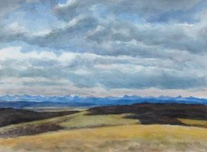 John Davenall Turner: FOOTHILLS SKY