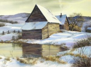 Isabel Levesque: WINTER FARMHOUSE