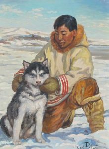 Nori Peter: MINK AND HIS DOG; N.W.T.