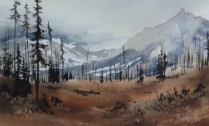 Katherine Haynes: MOUNTAIN LANDSCAPE, AUTUMN