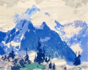 Barbara Harvey Leighton: LUNETTE PEAK, MT. ASSINIBOINE