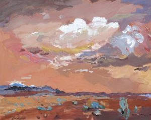 Ken Christopher: SAGEBRUSH AND STORMY SKY