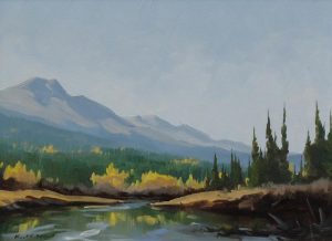 Karl E. Wood: MOUNTAIN LANDSCAPE, AUTUMN