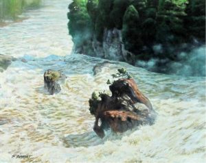 Martin Blanchet: CHUTES DE PLAISANCE AU PRINTEMPS