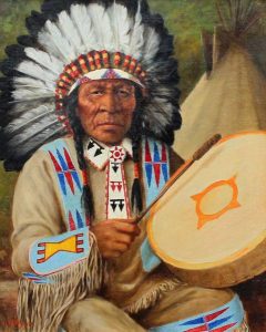 Father Henry Metzger: CHIEF JUMPING BEAR (MATORE TCHANKA, SIOUX)
