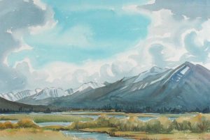 Margaret Dorothy Shelton: BOURGEAU RANGE, VERMILION LAKES
