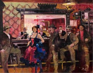 James Neil Boyle: SALOON SCENE
