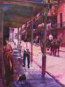 James Neil Boyle: NEW ORLEANS EVENING STREET, SCENE