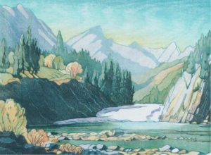 Margaret Dorothy Shelton: BOW FALLS, BANFF