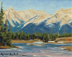 Robert E. Wood: EARLY SPRING (N. SASK.  RIVER)