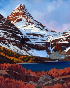 W. J. Bradley: MAJESTIC PEAK, MOUNT ASSINIBOINE