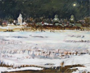 Gabor L. Nagy: HAY LAKES, ALBERTA, A PRAIRIE WINTER NIGHT