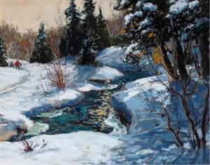 Horace Champagne: A TOUCH OF RED (LES EBOULEMENTS, QUEBEC)