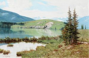 George A. Horvath: EDNA LAKE NEAR JASPER