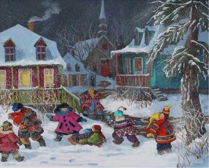 Pauline Thibodeau Paquin: LA PROMENADE APRES SOUPER