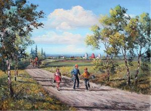Georgia Jarvis: HEADING TO SCHOOL