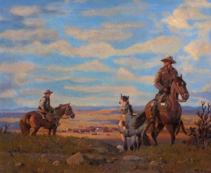 Theodor Marie Schintz: TALL IN THE SADDLE