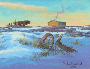 Michael Lonechild: COLD EVENING ON WHITE BEAR