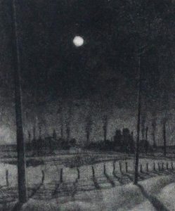 Ernest Lindner: WINTER NIGHT ON THE PRAIRIE
