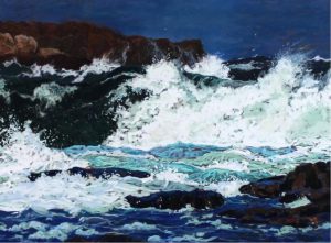 Horace Champagne: PASSION FOR WILD WAVES (SANDY HEAD, TILTING, FOGO ISLAND, NEWFOUNDLAND)