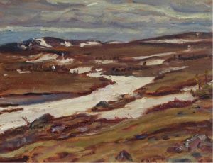 Alexander Young Jackson: COUNTRY NORTH OF KNOB LAKE, QUE.